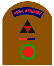 92 LAA Regt sleeve insignia