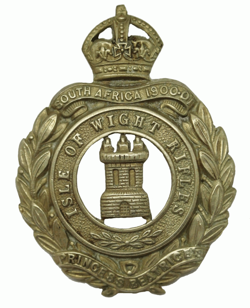 IoW Rifles cap badge