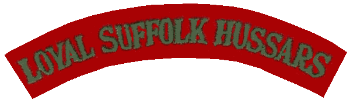 Loyal Suffolk Hussars cloth title