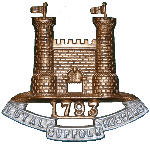 Suffolk Hussars cap badge