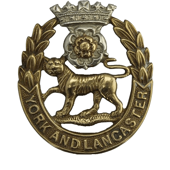 York & Lancaster cap badge