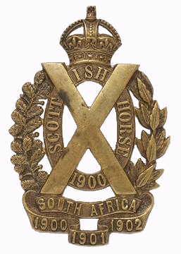 Scottish Horse cap badge