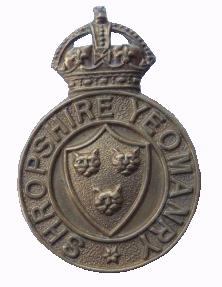 Shropshire Yeomanry cap badge