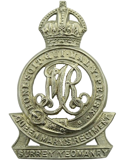 98 Fld Rgt Surrey Yeomanry cap badge field regiments