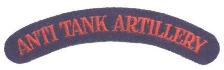 A-Tk Artillery cloth title anti-tank regiments
