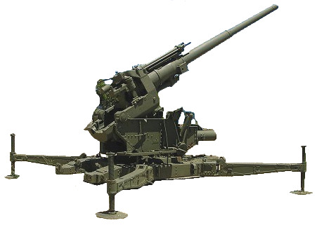 3.7 inch Anti-Aircraft Gun